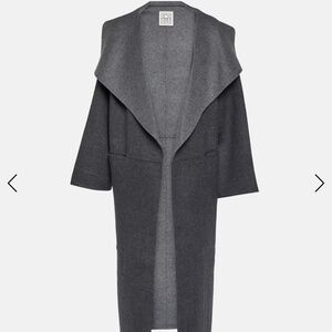 NWT Toteme Annecy coat - two tone gray size XS